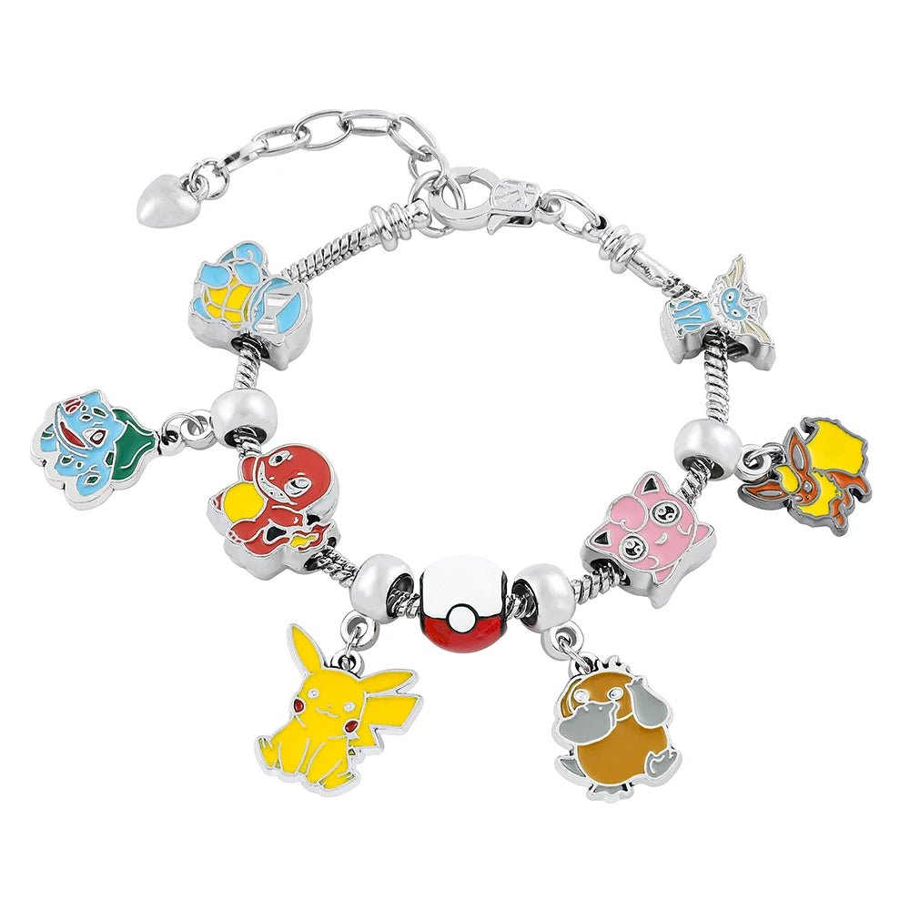 Kawaii Hello Kitty GoldPlated Charm Bracelet for Women - Taylor K Shop