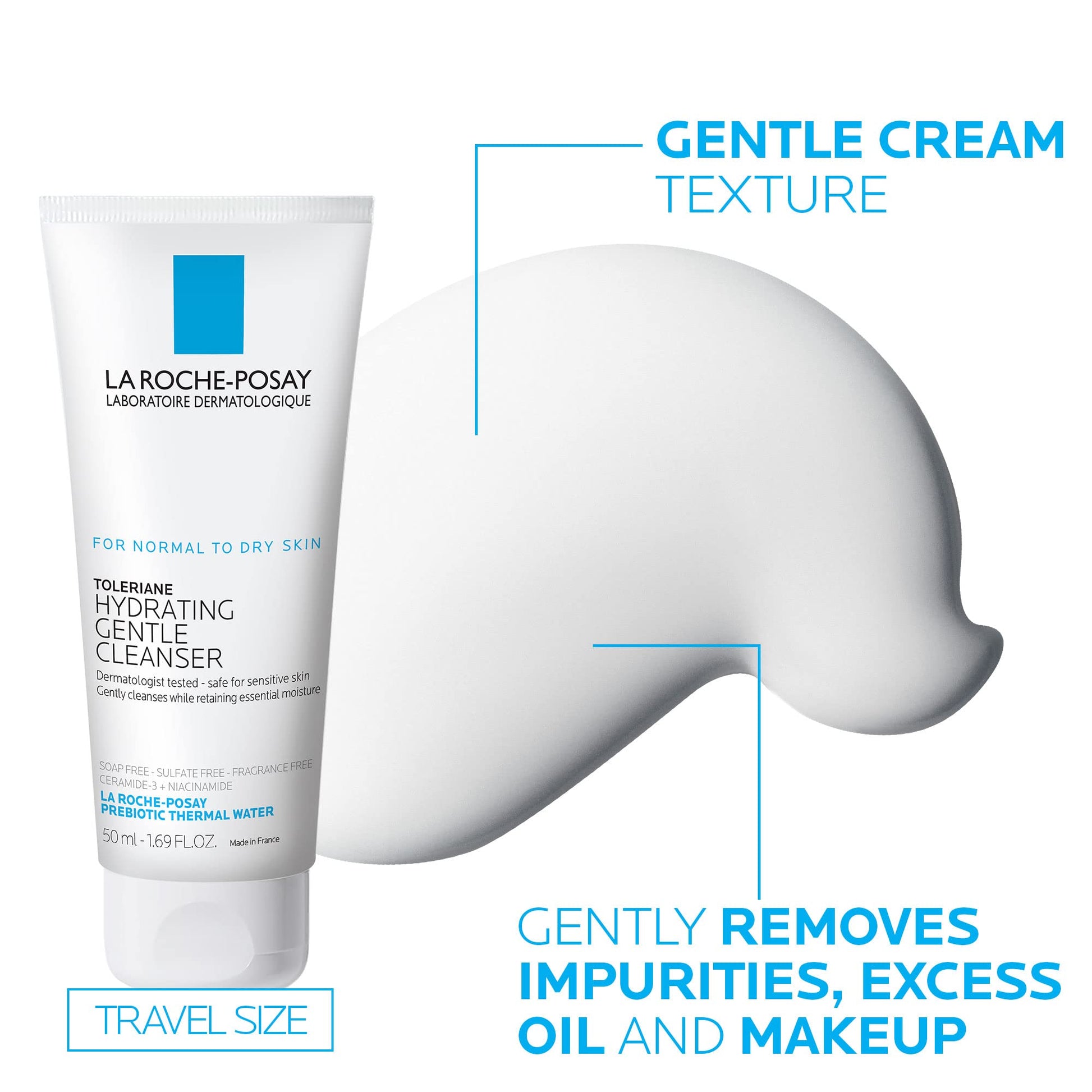 La Roche - Posay Toleriane Double Repair Face Moisturizer, Daily Moisturizer Face Cream with Ceramide and Niacinamide for All Skin Types, Oil Free, Fragrance Free - Taylor K Shop