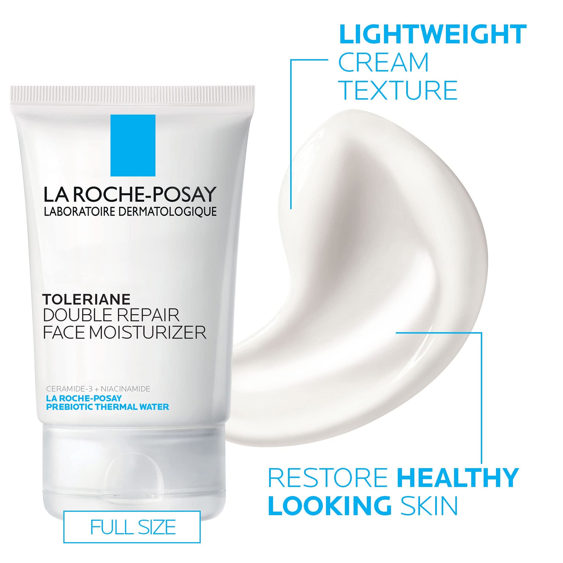 La Roche - Posay Toleriane Double Repair Face Moisturizer, Daily Moisturizer Face Cream with Ceramide and Niacinamide for All Skin Types, Oil Free, Fragrance Free - Taylor K Shop