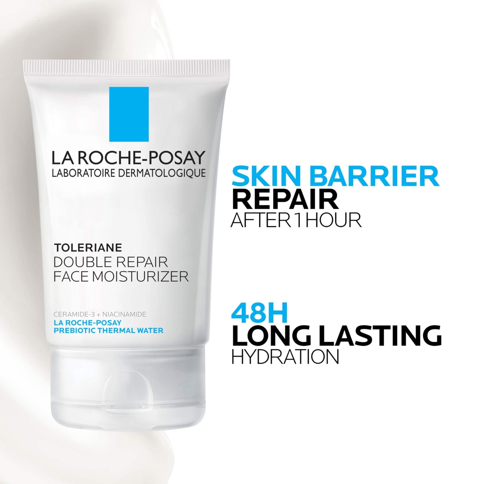 La Roche - Posay Toleriane Double Repair Face Moisturizer, Daily Moisturizer Face Cream with Ceramide and Niacinamide for All Skin Types, Oil Free, Fragrance Free - Taylor K Shop