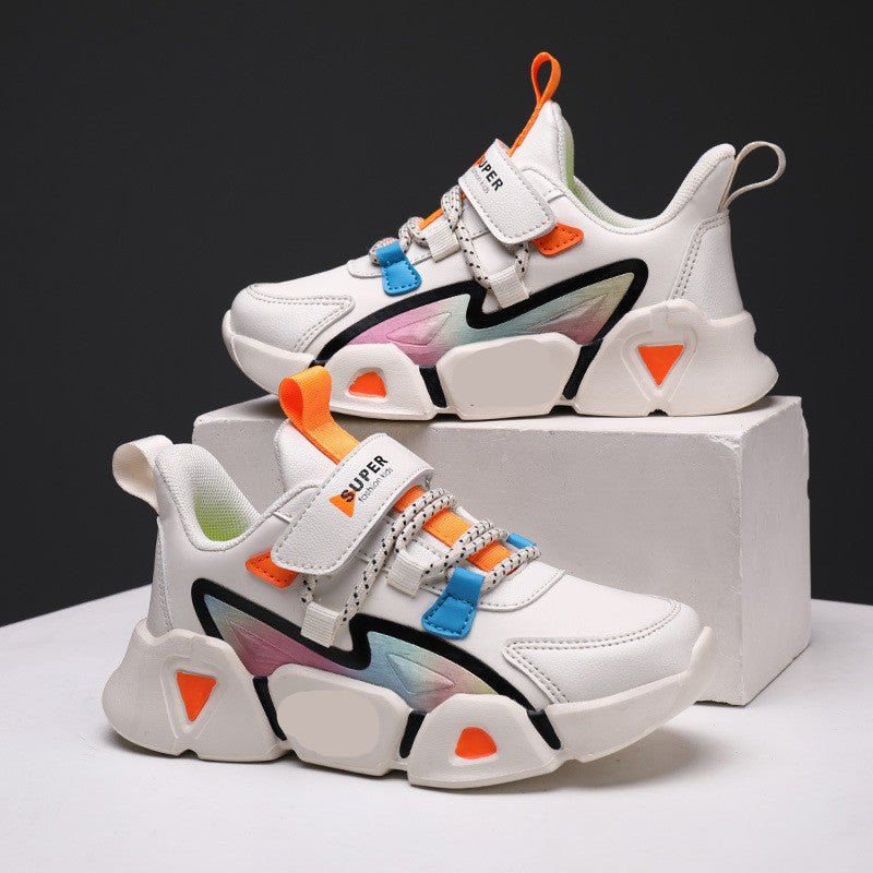 Leather Little Girls Running Shoes - Taylor K Shop