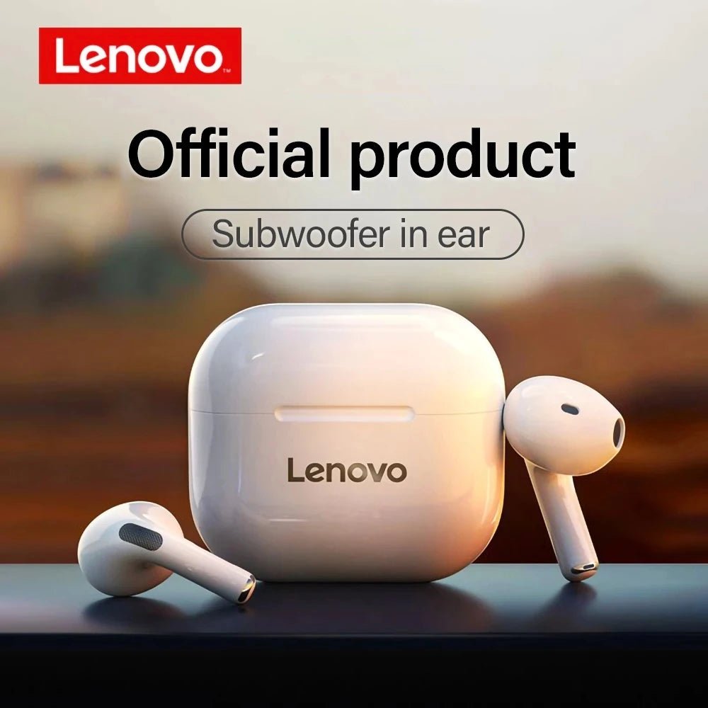 Lenovo LP40 Wireless Bluetooth Sports Earbuds with Touch Control - Taylor K Shop