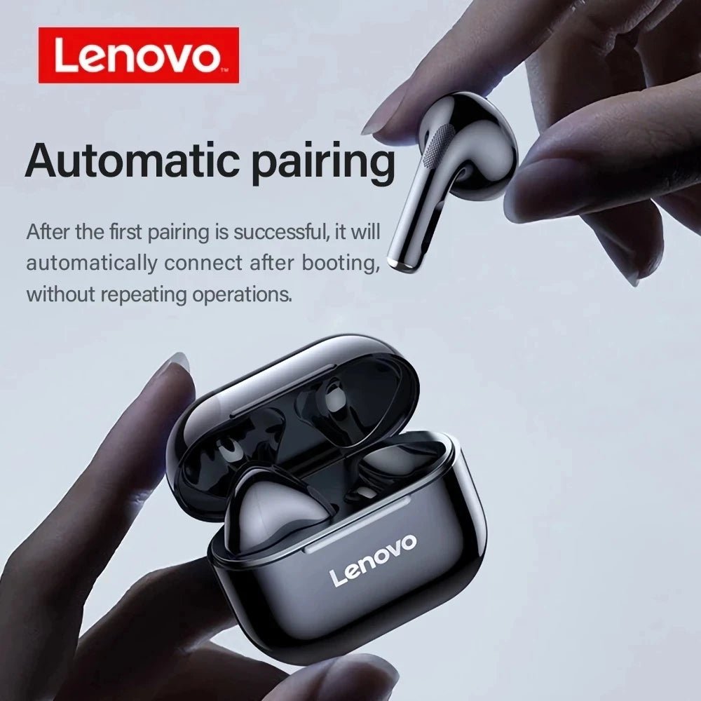 Lenovo LP40 Wireless Bluetooth Sports Earbuds with Touch Control - Taylor K Shop