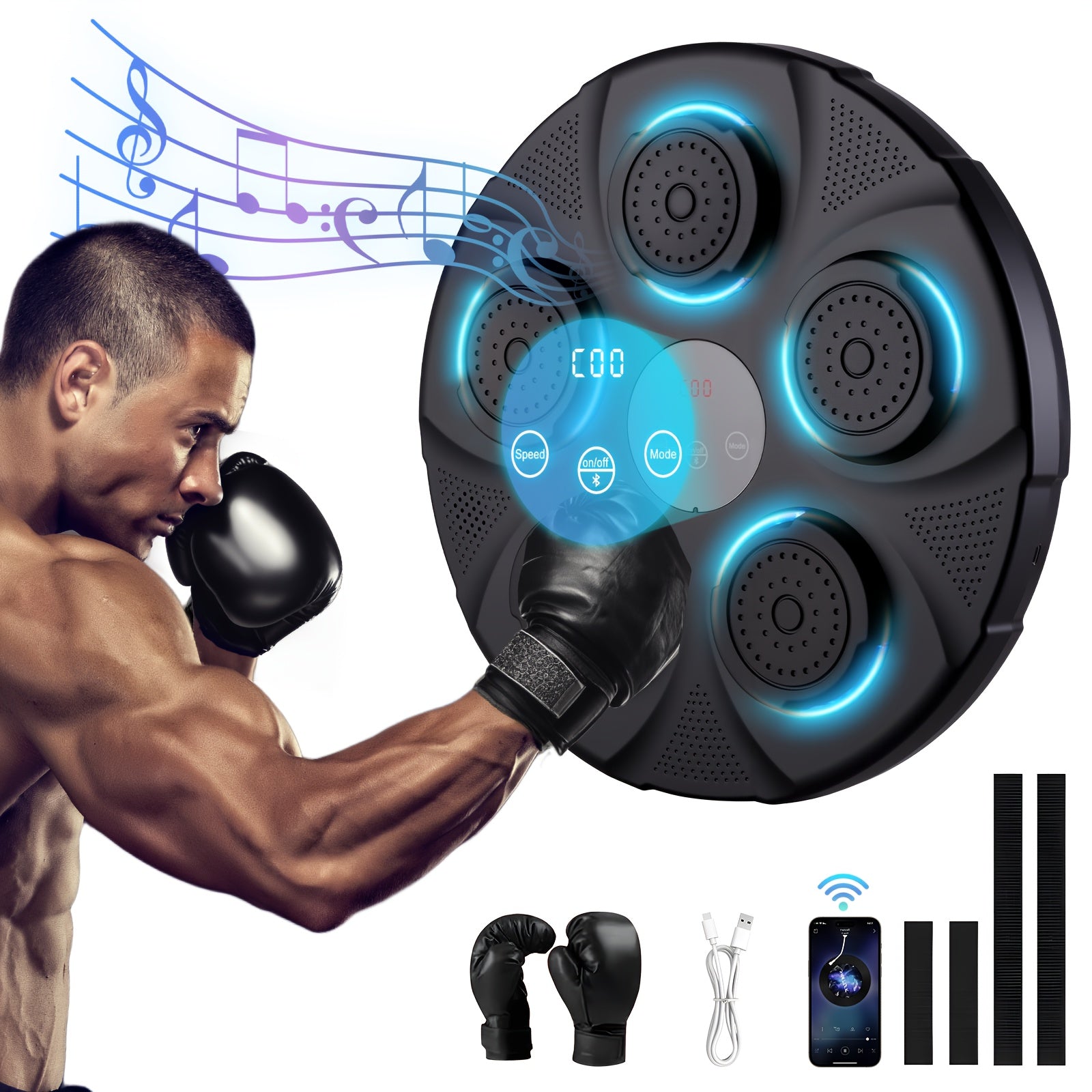 LOVEWE Interactive Music Boxing Trainer with LED Sound - Taylor K Shop