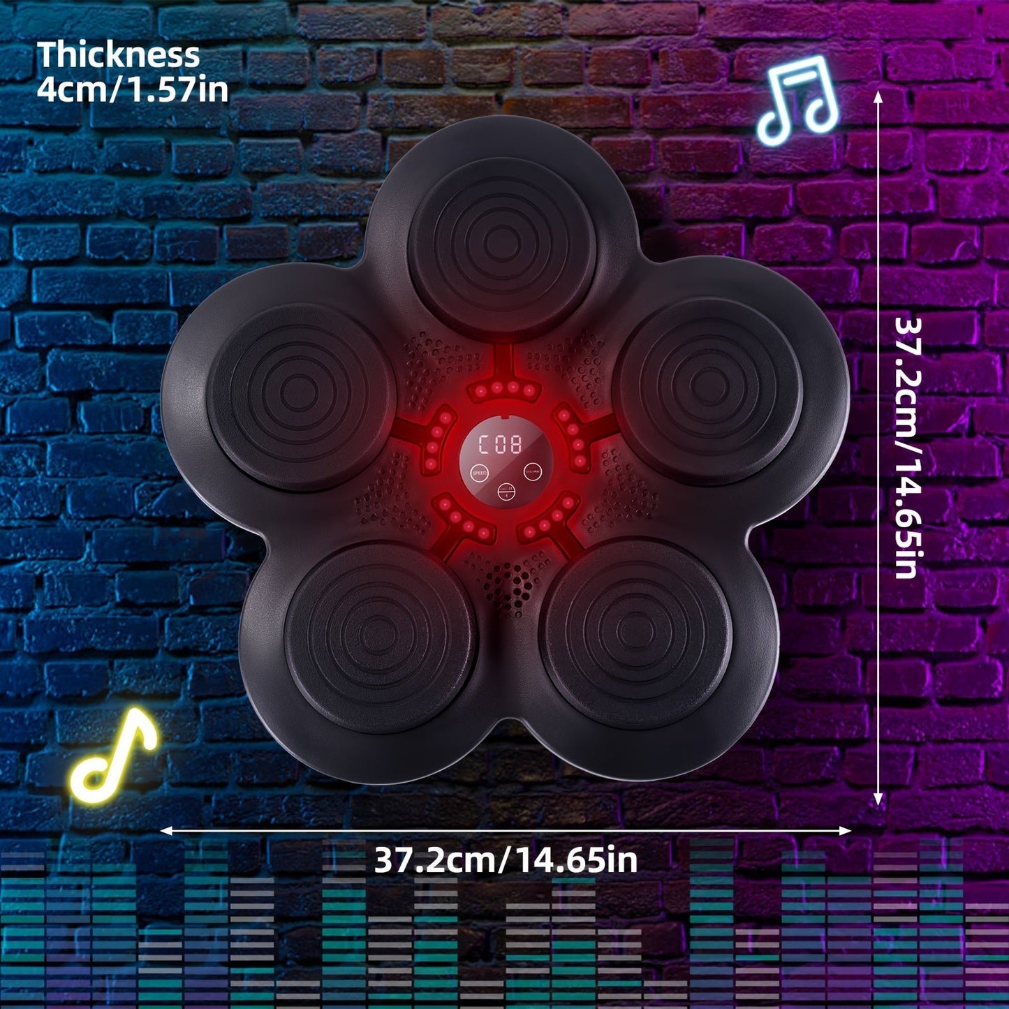 LOVEWE Interactive Music Boxing Trainer with LED Sound - Taylor K Shop