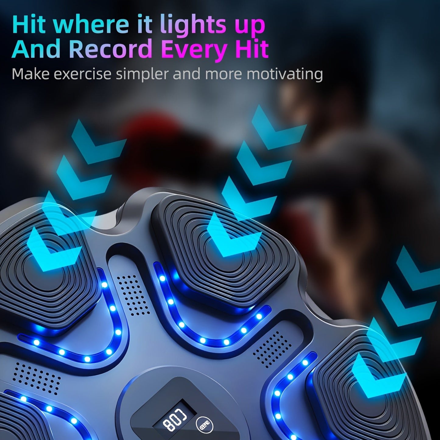 LOVEWE Interactive Music Boxing Trainer with LED Sound - Taylor K Shop