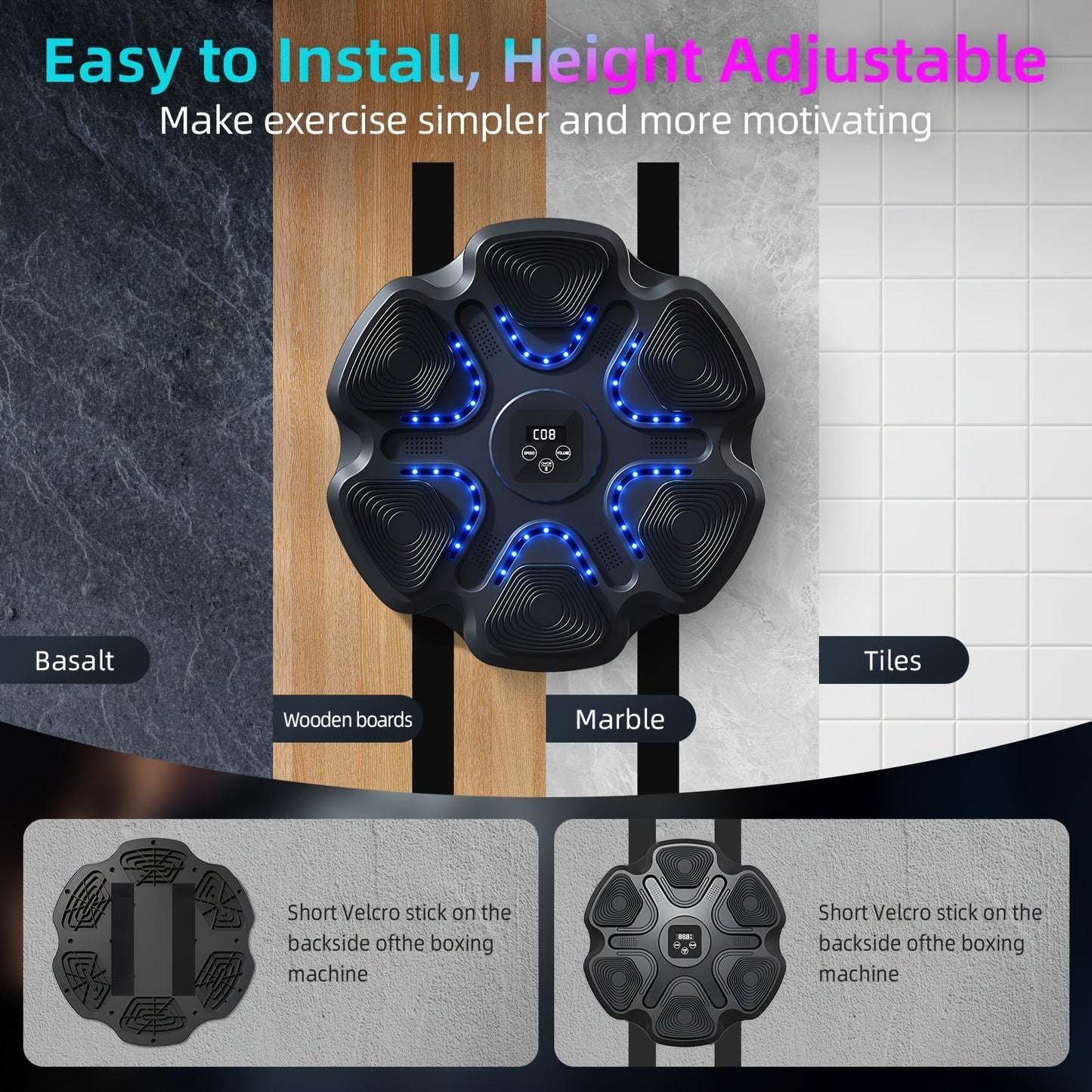 LOVEWE Interactive Music Boxing Trainer with LED Sound - Taylor K Shop