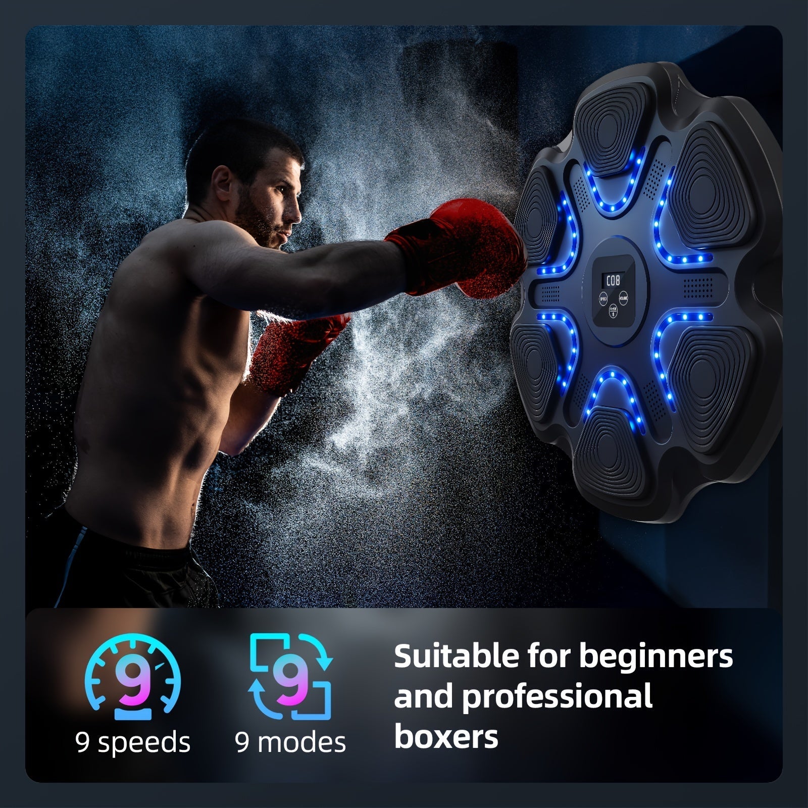 LOVEWE Interactive Music Boxing Trainer with LED Sound - Taylor K Shop