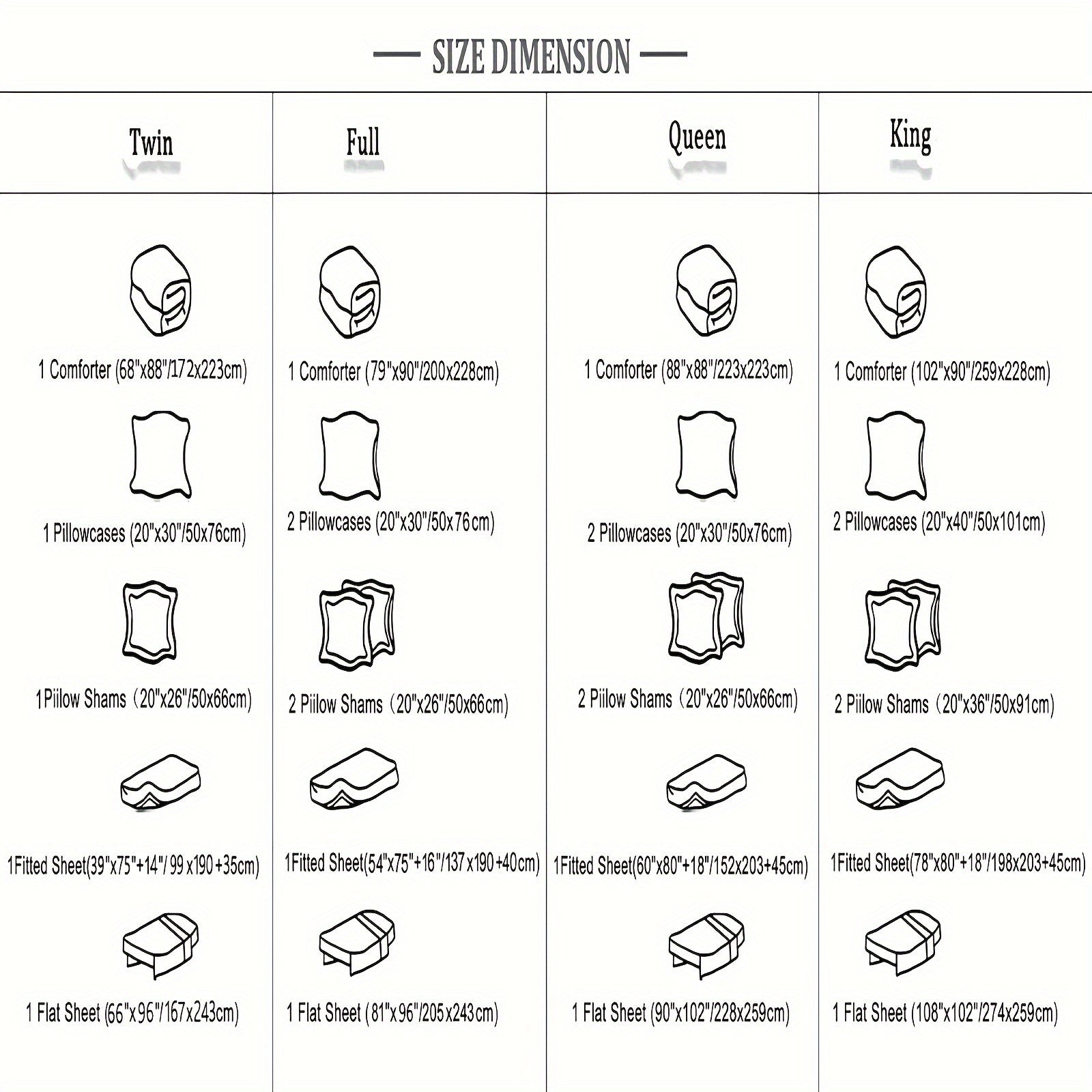 Luxurious 7Piece Checkered Queen Comforter Set AllSeason - Taylor K Shop