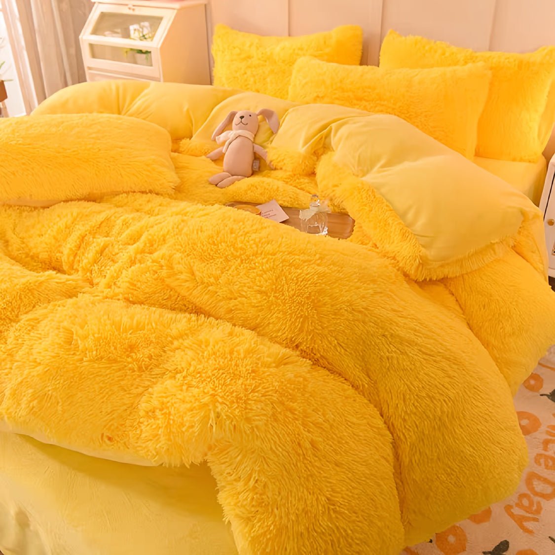 Luxurious Cozy King Plush Bedding Set Warm SkinFriendly - Taylor K Shop