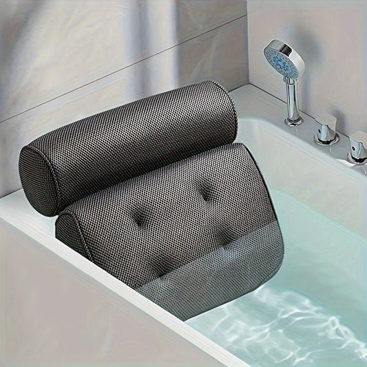 Luxurious NonSlip Bathtub Pillow with Suction Cups - Taylor K Shop