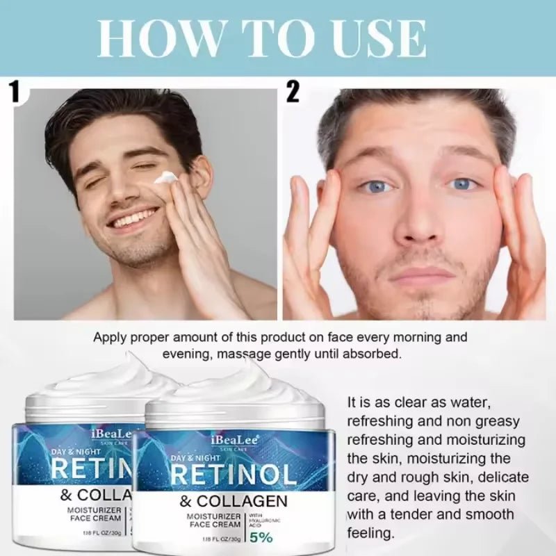 Mens AntiAging Collagen Retinol Firming Cream - Taylor K Shop