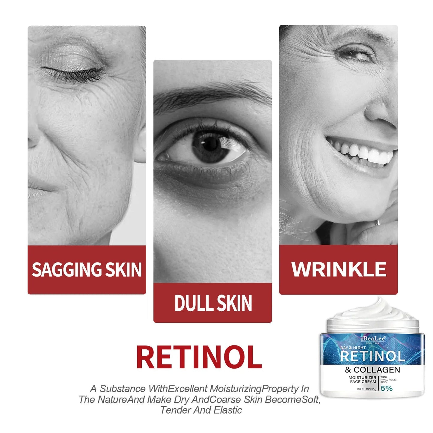 Mens AntiAging Collagen Retinol Firming Cream - Taylor K Shop