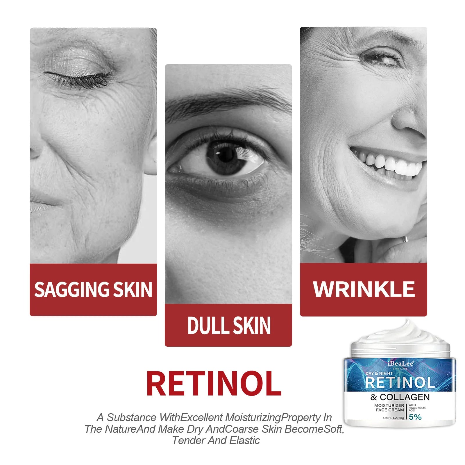 Mens AntiAging Collagen Retinol Firming Cream - Taylor K Shop