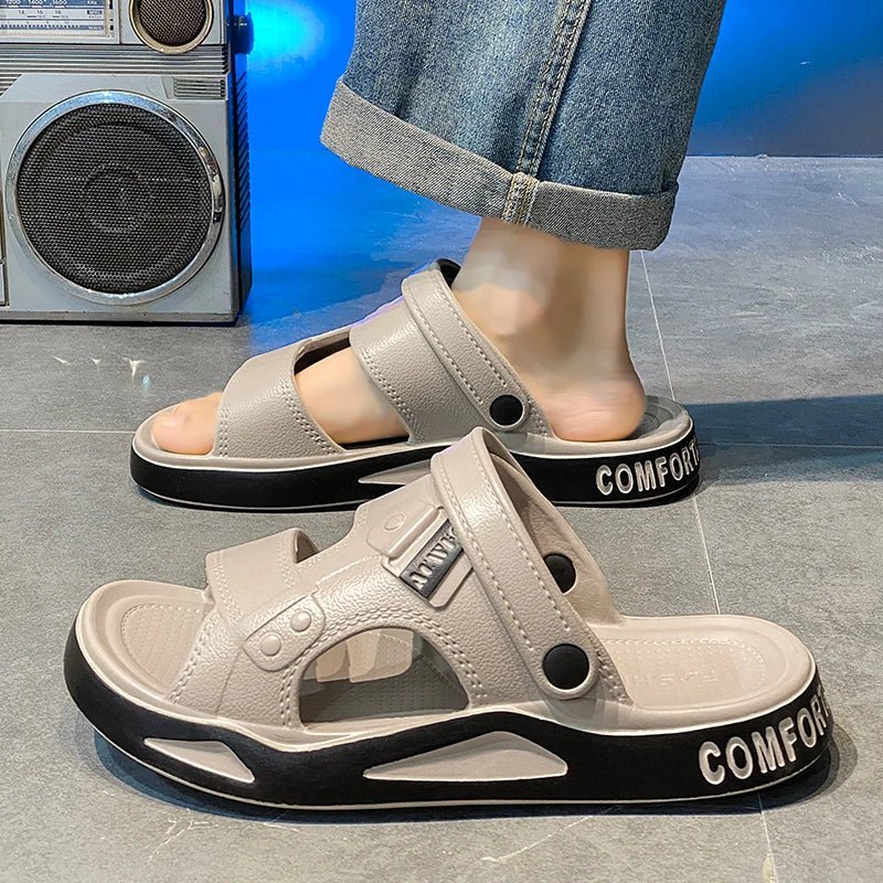 Mens Lightweight EVA Nonslip Opentoe Beach Sandals - Taylor K Shop