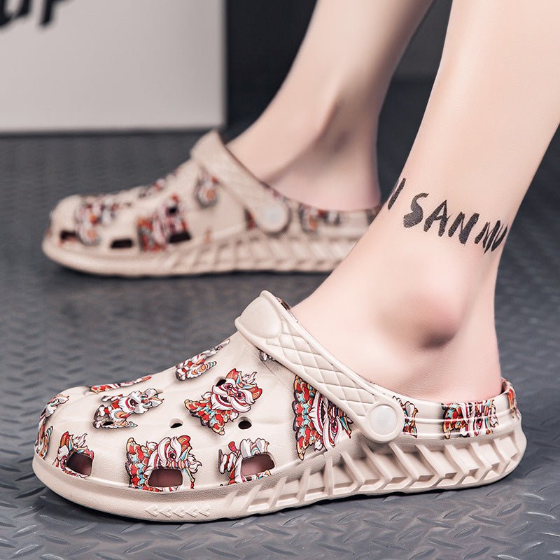 Men's Summer Outer Toe Half Slippers - Taylor K Shop