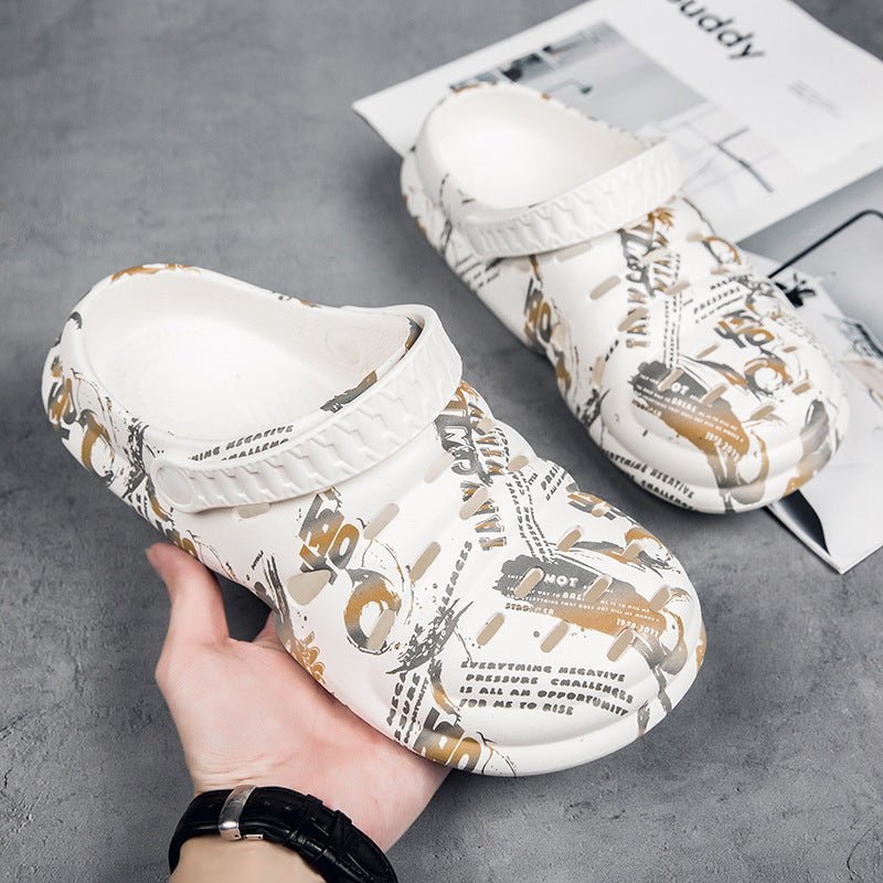Men's Summer Outer Toe Half Slippers - Taylor K Shop