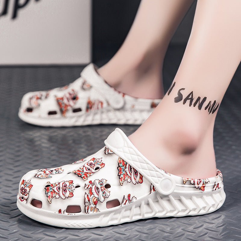 Men's Summer Outer Toe Half Slippers - Taylor K Shop