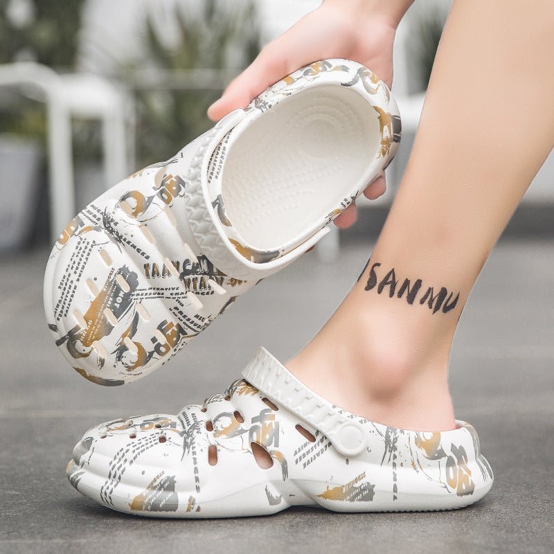 Men's Summer Outer Toe Half Slippers - Taylor K Shop