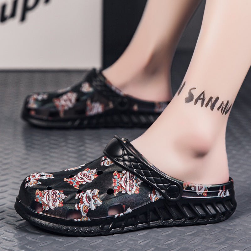 Men's Summer Outer Toe Half Slippers - Taylor K Shop
