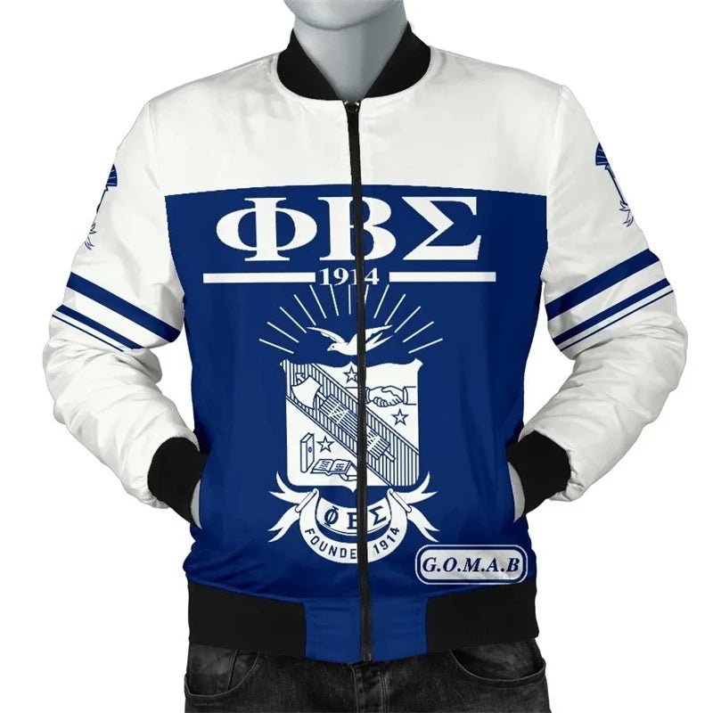 Mens Vintage African Print 3D Zip Jacket - Taylor K Shop