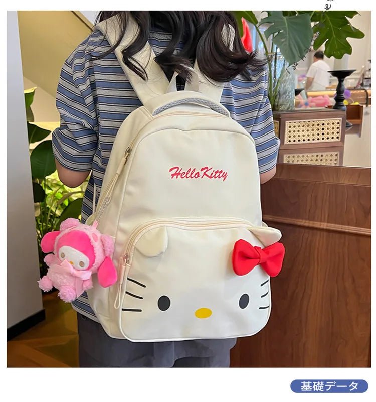 MINISO 2024 Hello Kitty Womens Nylon Backpack Large Capacity - Taylor K Shop