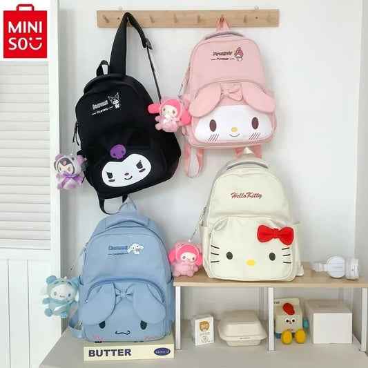 MINISO 2024 Hello Kitty Womens Nylon Backpack Large Capacity - Taylor K Shop