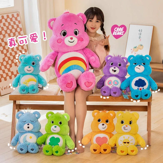 MINISO Care Bears Blue Angry Rainbow Plush Toy Gift - Taylor K Shop