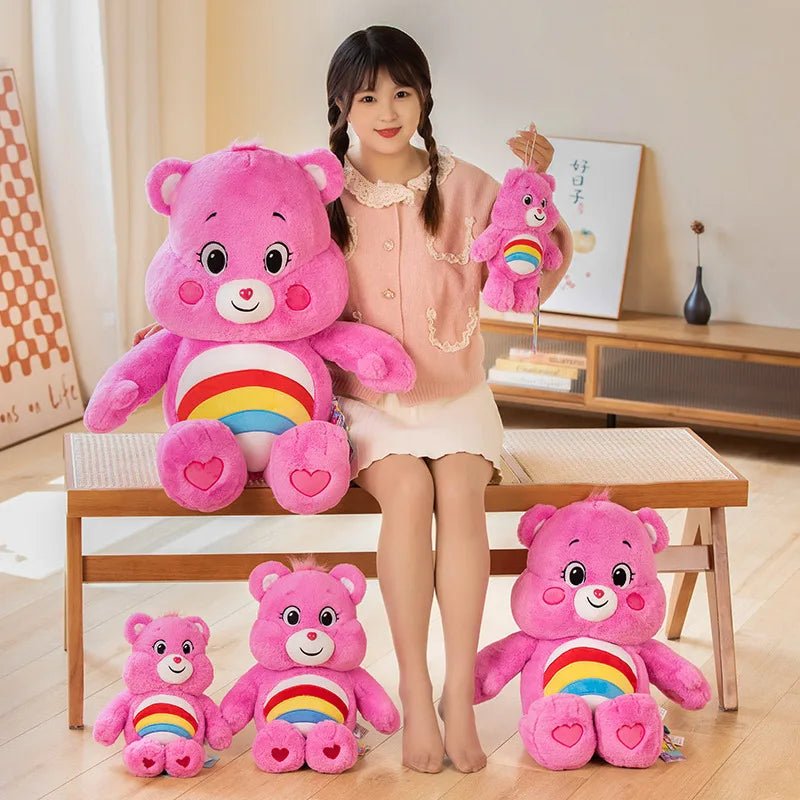 MINISO Care Bears Blue Angry Rainbow Plush Toy Gift - Taylor K Shop