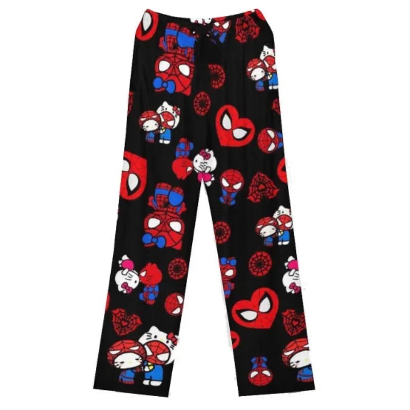 Miniso Spiderman Hello Kitty Womens Pajama Pants - Taylor K Shop