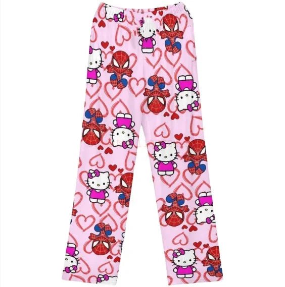 Miniso Spiderman Hello Kitty Womens Pajama Pants - Taylor K Shop