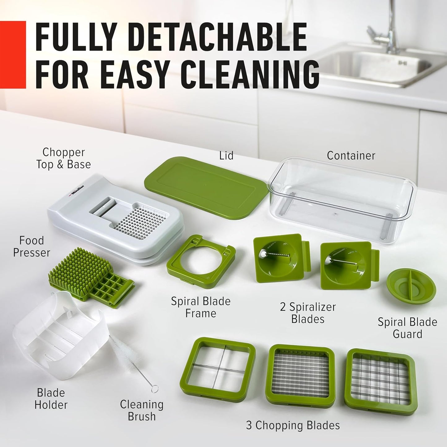 Mueller Pro 10in1 Veggie Egg Chopper Kit - Taylor K Shop