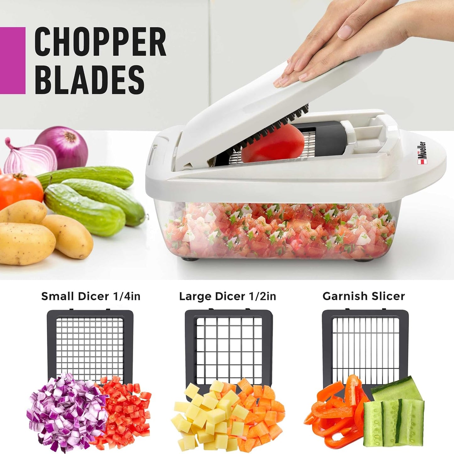 Mueller Pro 10in1 Veggie Egg Chopper Kit - Taylor K Shop