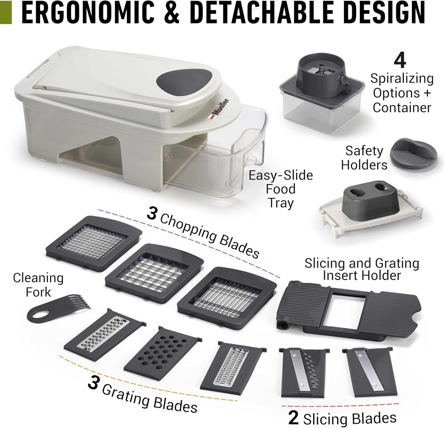 Mueller Pro 10in1 Veggie Egg Chopper Kit - Taylor K Shop