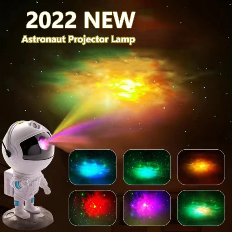 New Galaxy Projector Astronaut Starry Sky Projector Remote Control Music Laser - Taylor K Shop