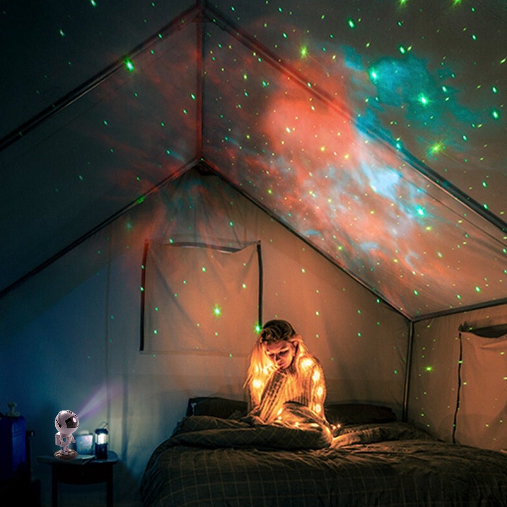 New Galaxy Projector Astronaut Starry Sky Projector Remote Control Music Laser - Taylor K Shop