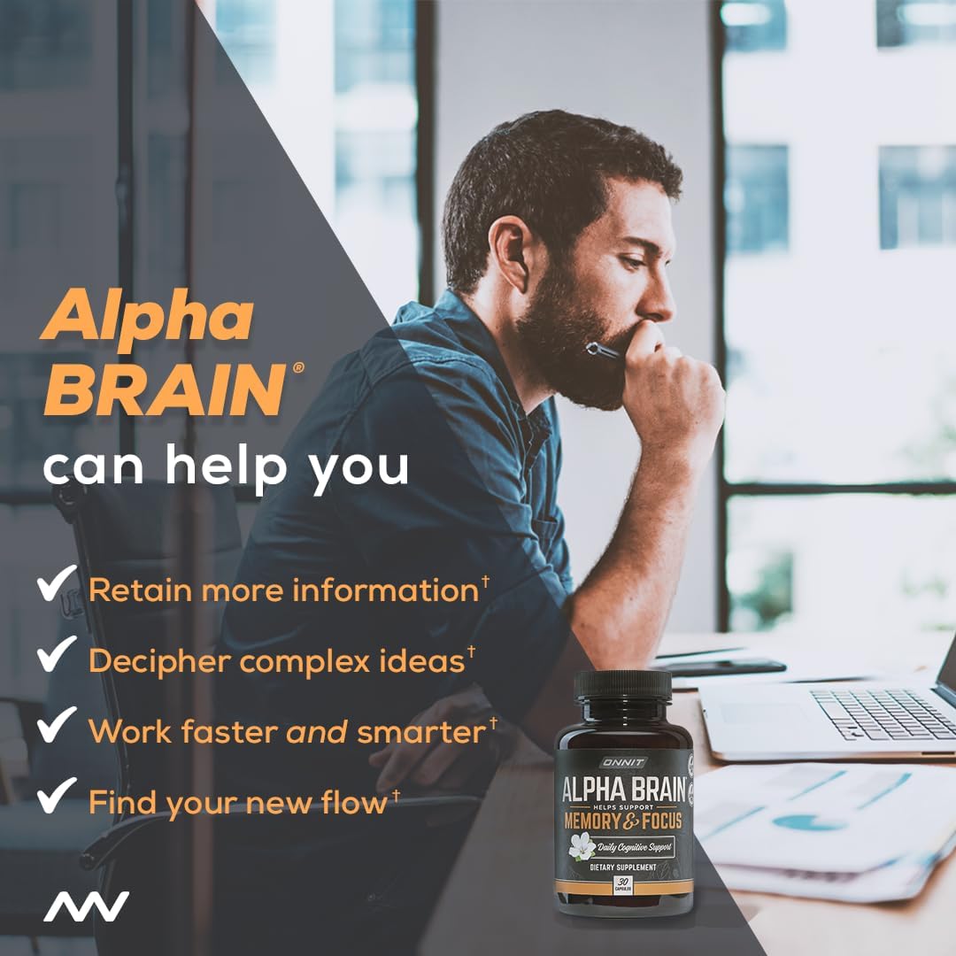 ONNIT Alpha Brain Enhance Memory Focus Supplement - Taylor K Shop