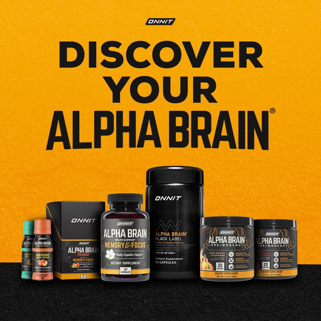 ONNIT Alpha Brain Enhance Memory Focus Supplement - Taylor K Shop