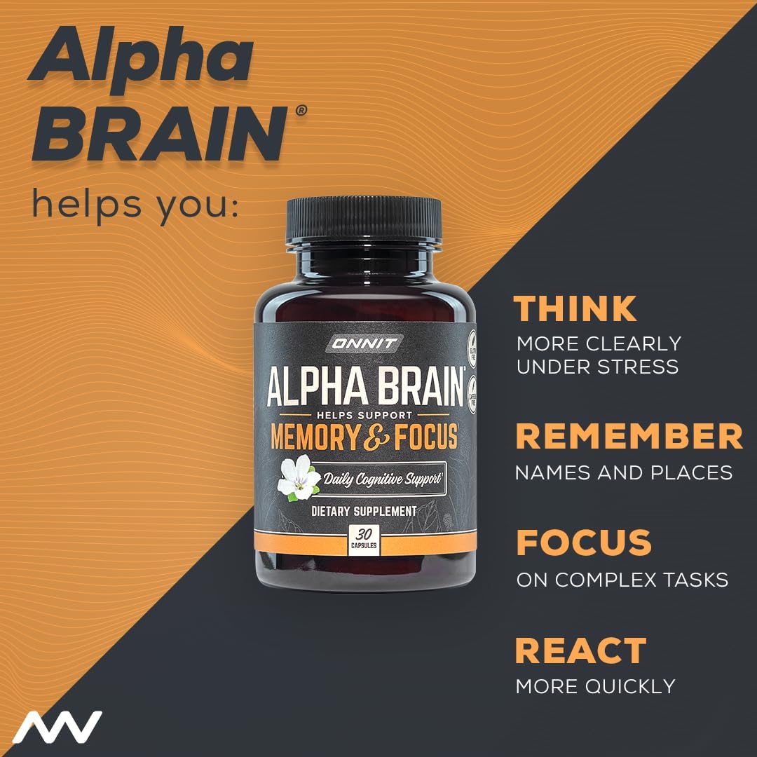 ONNIT Alpha Brain Enhance Memory Focus Supplement - Taylor K Shop