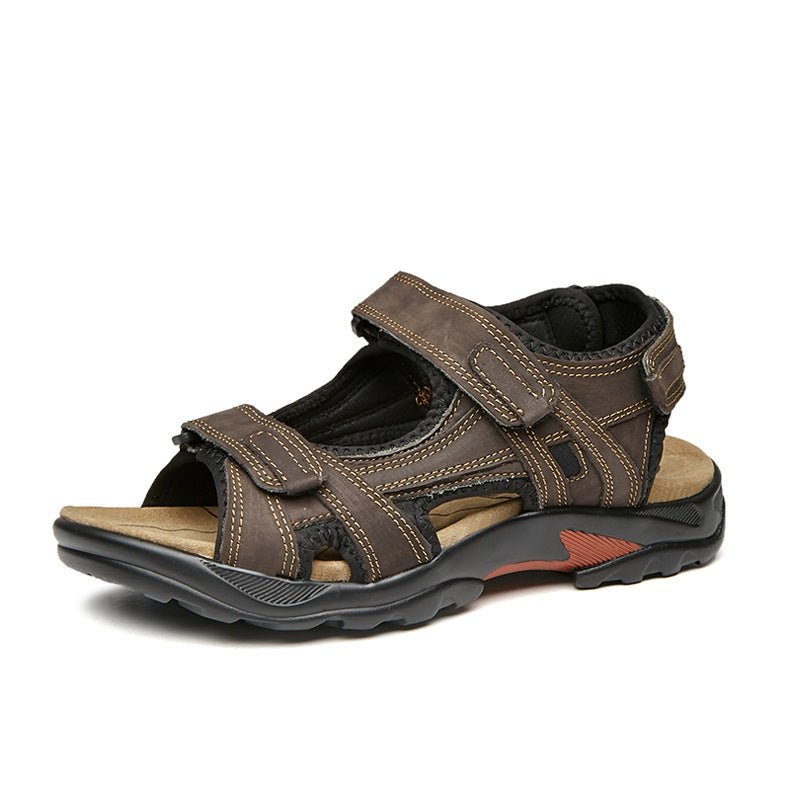 Outdoor Sandals Beach Leather Roman Sandals - Taylor K Shop
