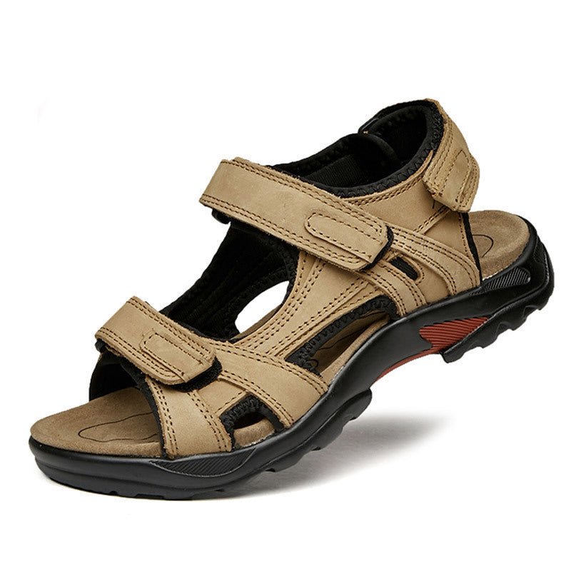 Outdoor Sandals Beach Leather Roman Sandals - Taylor K Shop
