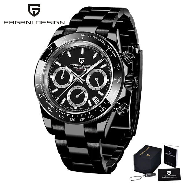 PAGANI DESIGN 40mm V2 Mens Sapphire Chronograph Watch - Taylor K Shop
