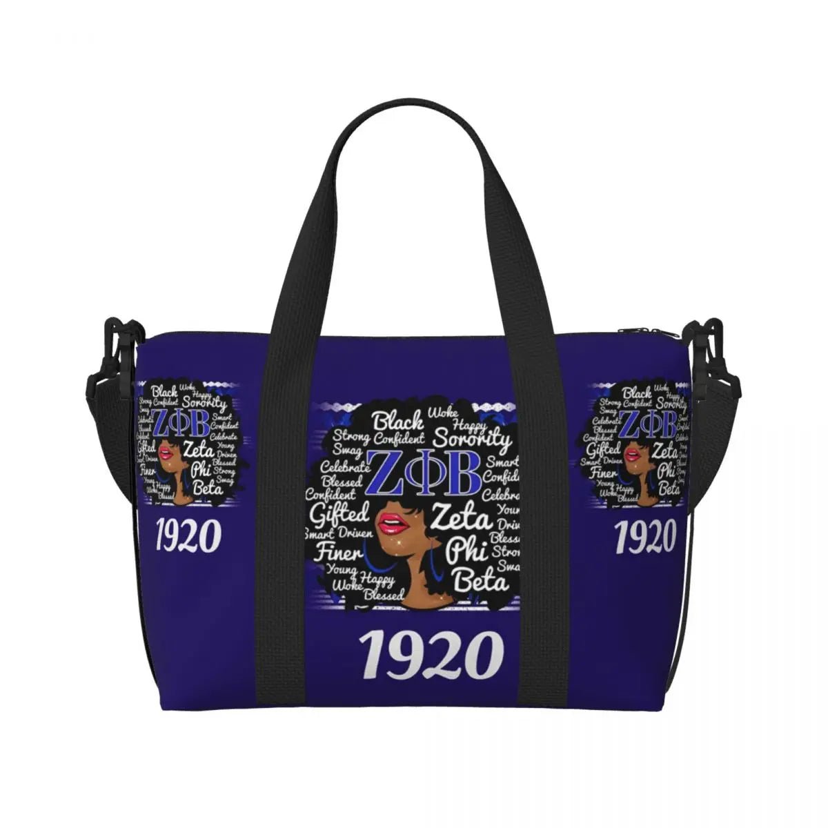 Personalized Zeta Phi Beta 1920 Sorority Tote Bag - Taylor K Shop