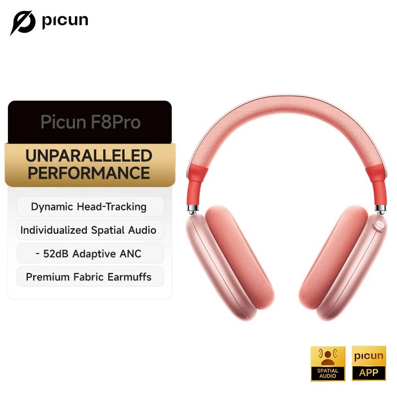 Picun F8 Pro ANC Wireless 3D Audio Headphones - Taylor K Shop