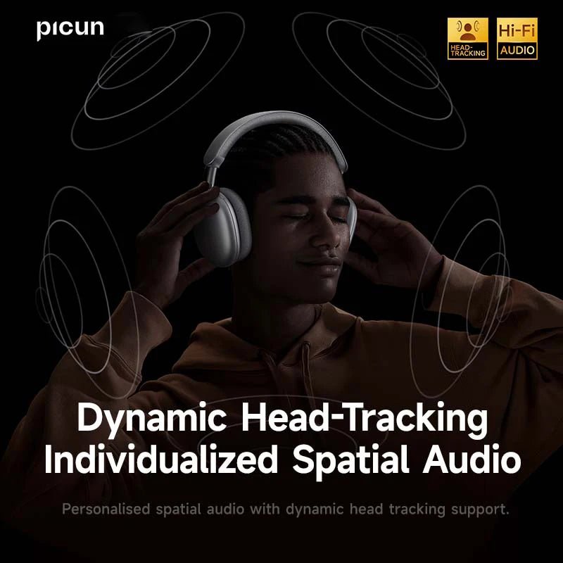 Picun F8 Pro ANC Wireless 3D Audio Headphones - Taylor K Shop