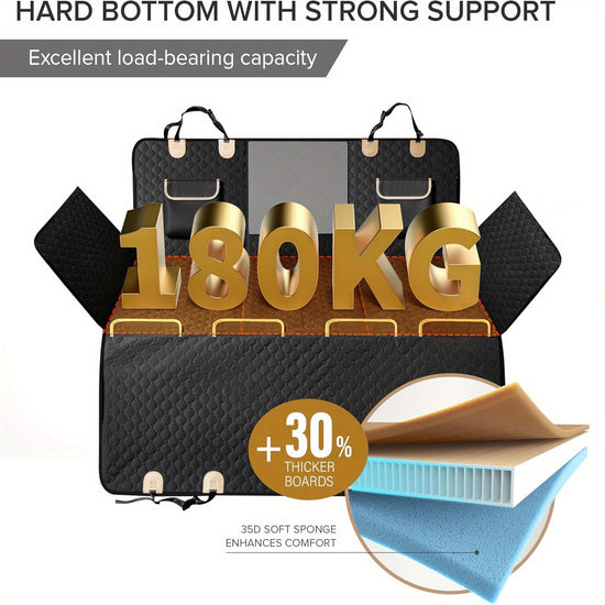 SHARLOVY Heavy Duty Waterproof Dog Car Seat Cover XL