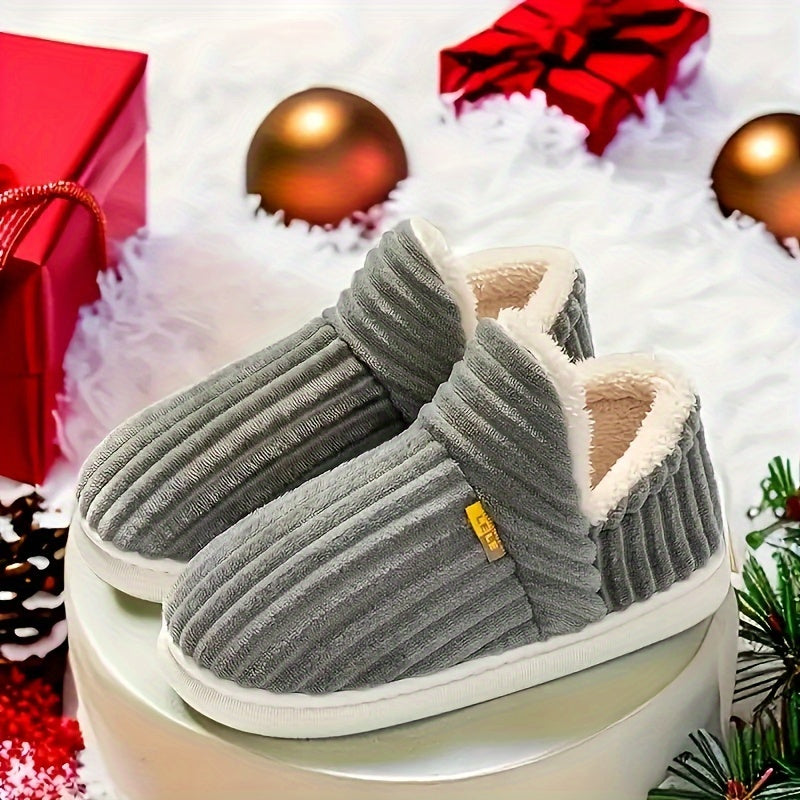 Womens AllSeason Cozy SlipOn Slippers with Plush Lining