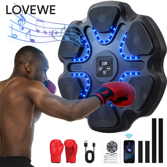 LOVEWE Interactive Music Boxing Trainer with LED  Sound