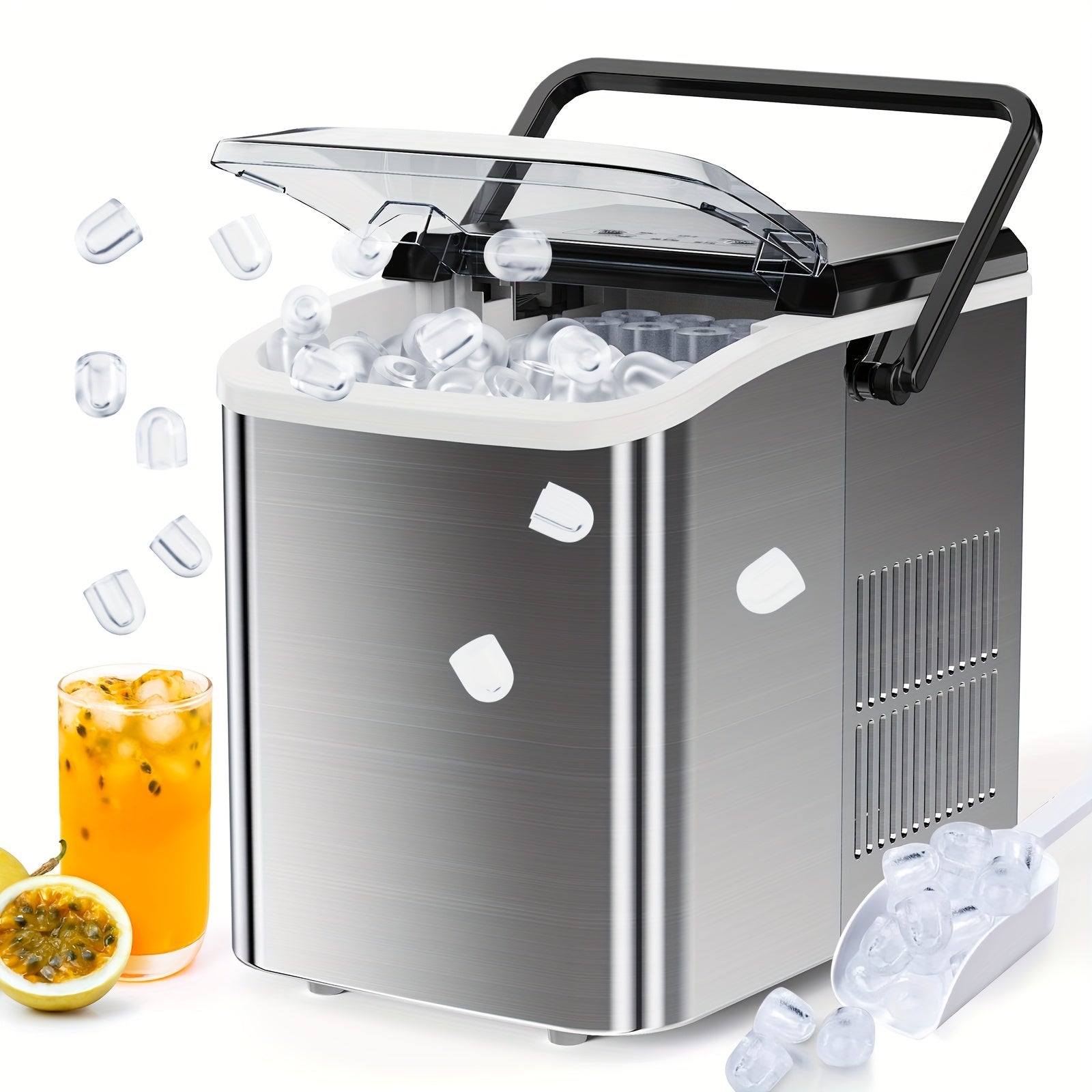 Quick Nugget Ice Maker 9 Cubes in 6 Minutes - Taylor K Shop