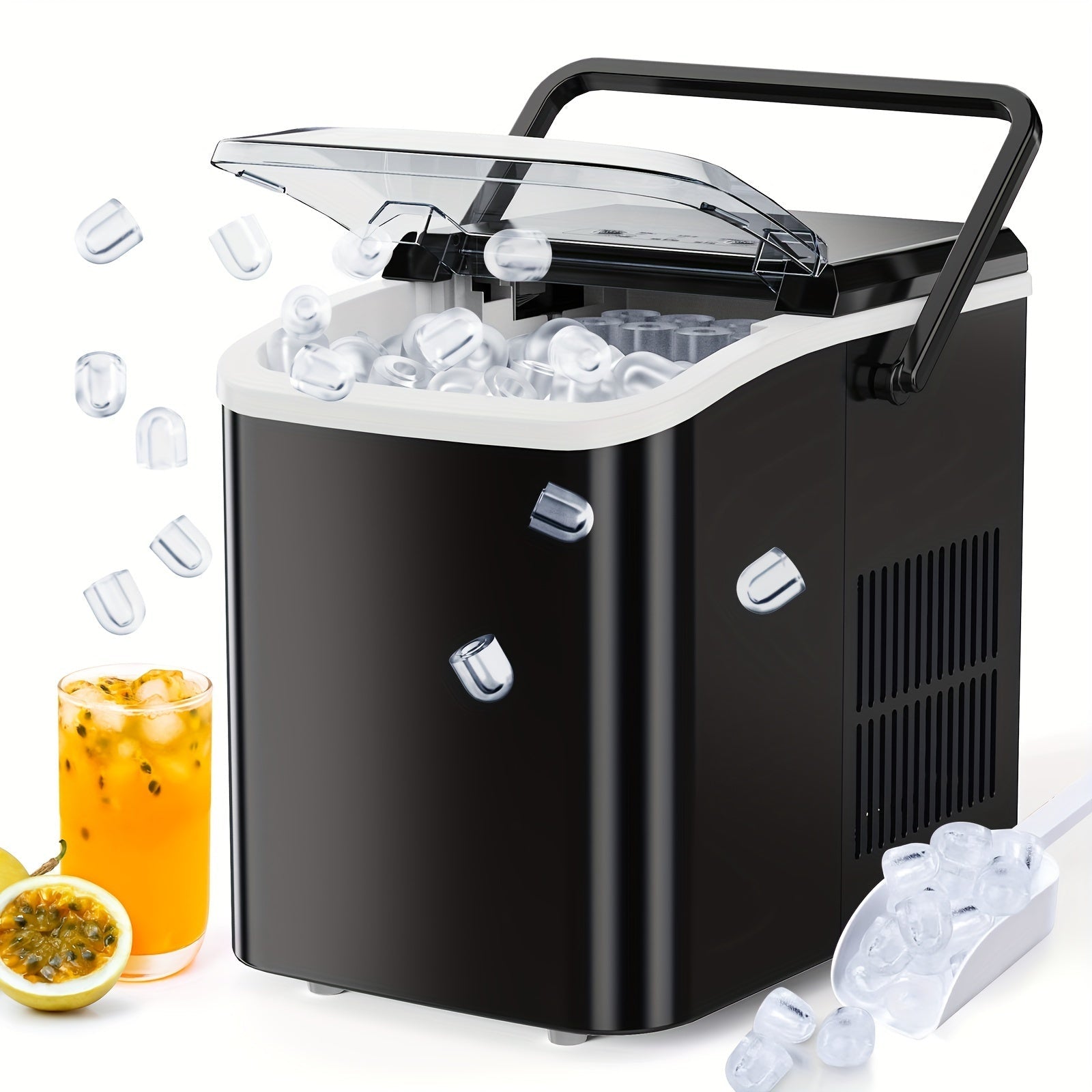 Quick Nugget Ice Maker 9 Cubes in 6 Minutes - Taylor K Shop